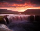 f6025   henrik r kristensen   godafoss sunset